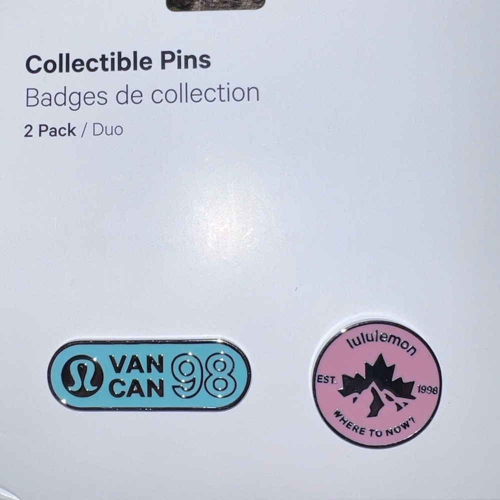 LULULEMON COLLECTIBLE PINS PACK OF 2 NWT - Picture 3 of 6